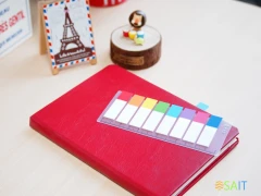 Закладки самокл. индексы пластиковые Stick`n 21467 12x45мм с цветным краем 8цв.в упак. 15лист на линейке европодвес