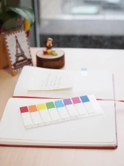 Закладки самокл. индексы пластиковые Stick`n 21467 12x45мм с цветным краем 8цв.в упак. 15лист на линейке европодвес