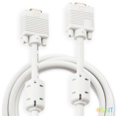 Кабель Buro CAB016S-06 VGA (m) VGA (m) 1.8м феррит.кольца серый