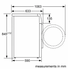 Стиральная машина Bosch Serie 4 WGA24400ME пан.англ. класс: A+++ загр.фронтальная макс.:9кг белый инвертер
