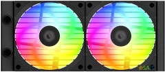 Система водяного охлаждения ID-Cooling FX240 Inf ARGB Soc-AM5/AM4/1200/1700/1851 черный 4-pin 27.2dB Al+Cu 300W Ret