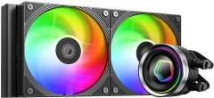 Система водяного охлаждения ID-Cooling FX240 Inf ARGB Soc-AM5/AM4/1200/1700/1851 черный 4-pin 27.2dB Al 300W Ret