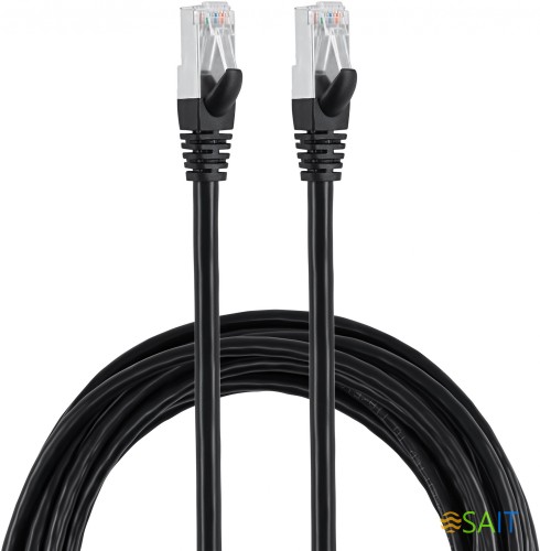 Патч-корд Buro BU-7-5M STP 4 пары cat.7 CCA molded 5м черный RJ-45 (m)-RJ-45 (m)