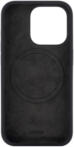 Чехол (клип-кейс) uBear для Apple iPhone 15 Pro Touch Mag Case with MagSafe черный (CS263BL61PTH-I23M)