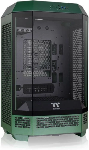 Корпус Thermaltake The Tower 300 Racing Green зеленый без БП mATX 8x120mm 6x140mm 2xUSB3.0 audio bott PSU