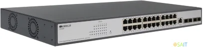Коммутатор Origo OS3228P/370W OS3228P/370W/A1A (L3) 24x1Гбит/с 4SFP+ 24PoE+ 370W управляемый