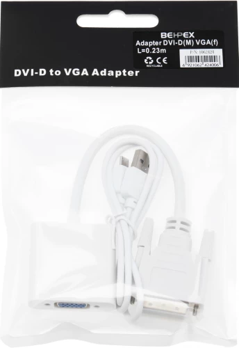 Переходник DVI-D (m) VGA (f) 0.23м