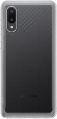Чехол (клип-кейс) Samsung для Samsung Galaxy A02 Soft Clear Cover прозрачный (EF-QA022TTEGRU)