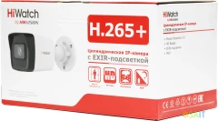 Камера видеонаблюдения IP HiWatch DS-I200(E)(4mm) 4-4мм цв. корп.:белый