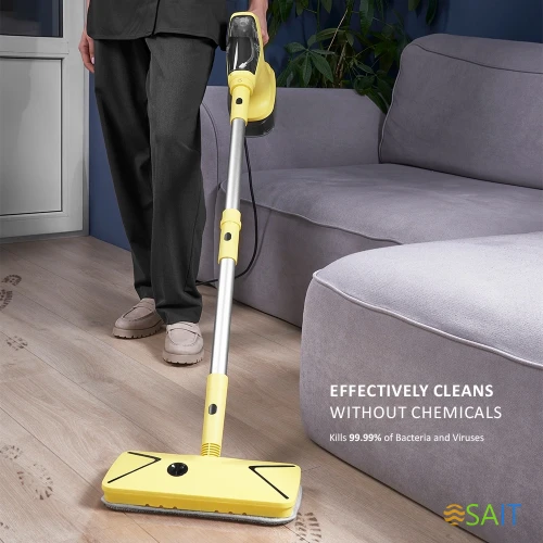 Пароочиститель напольный Polaris PSC 1701C 1700Вт желтый/черный