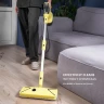 Пароочиститель напольный Polaris PSC 1701C 1700Вт желтый/черный