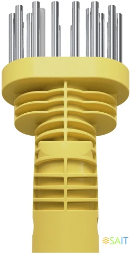 Пароочиститель напольный Polaris PSC 1701C 1700Вт желтый/черный