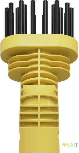 Пароочиститель напольный Polaris PSC 1701C 1700Вт желтый/черный