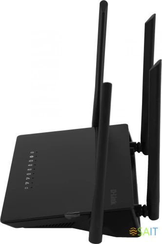 Роутер беспроводной D-Link DIR-841/RU/A1 AC1200 10/100/1000BASE-TX черный