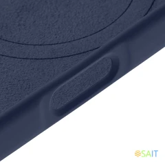 Чехол (клип-кейс) uBear для Apple iPhone 16 Pro Touch with MagSafe темно-синий (CS407DB63PTH-I24M)