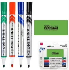 Набор маркеров для досок Deli EU099 ассорти