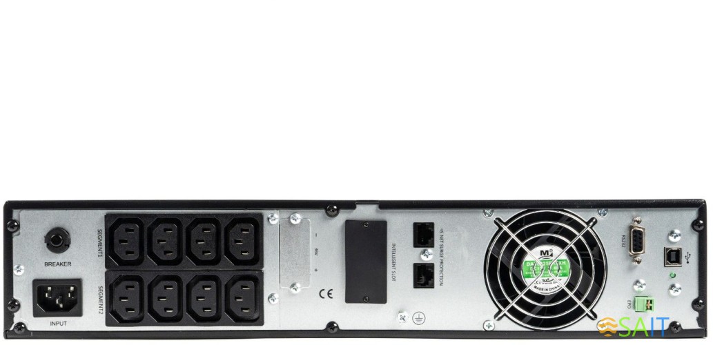 Источник бесперебойного питания Бастион Skat-UPS 1500-Rack-ON-3X9-E 1350Вт 1500ВА черный