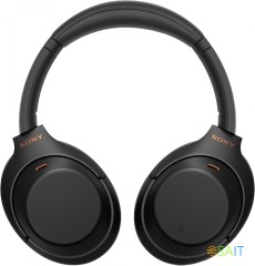 Гарнитура накладные Sony WH-1000XM4 1.2м черный беспроводные bluetooth оголовье (WH-1000XM4/BC)