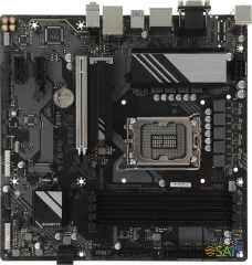 Материнская плата Gigabyte B760M DS3H GEN5 Soc-1700 Intel B760 4xDDR5 mATX AC`97 8ch(7.1) 2.5Gg RAID+VGA+HDMI+DP