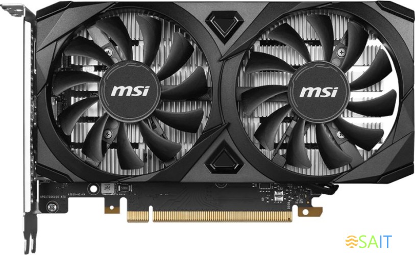 Видеокарта MSI PCI-E 4.0 RTX 3050 VENTUS 2X 6G OC NVIDIA GeForce RTX 3050 6Gb 96bit GDDR6 1492/14000 HDMIx2 DPx1 HDCP Ret
