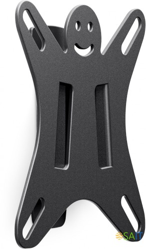 Кронштейн для телевизора Holder LCDS-5001 металлик 10"-32" макс.25кг настенный фиксированный