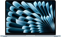 Ноутбук Apple MacBook Air A3240 M4 10 core 16Gb SSD256Gb/8 core GPU 13.6" Liquid Retina (2560x1664) macOS lt.blue WiFi BT Cam (MC6T4HN/A)