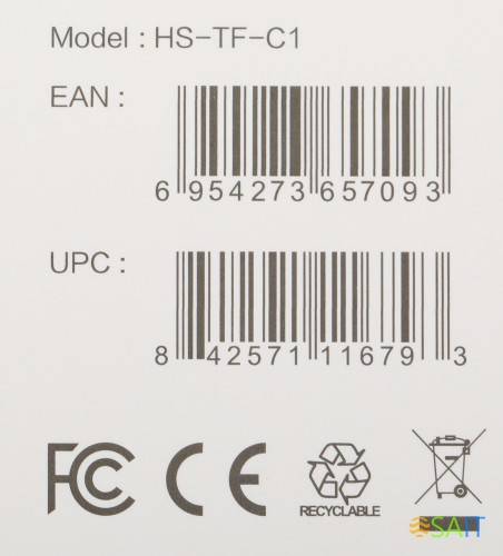 Флеш карта microSDXC 64GB Hikvision HS-TF-C1(STD)/64G/Adapter + adapter