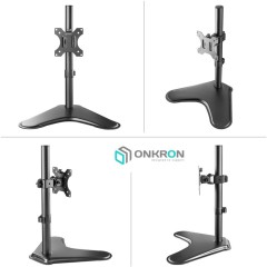 Кронштейн для мониторов Onkron D101FS черный 13"-34" макс.8кг настольный поворот и наклон