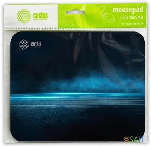 Коврик для мыши Cactus Dark Sea рисунок 220x180x2мм (CS-MPC-P03XS)
