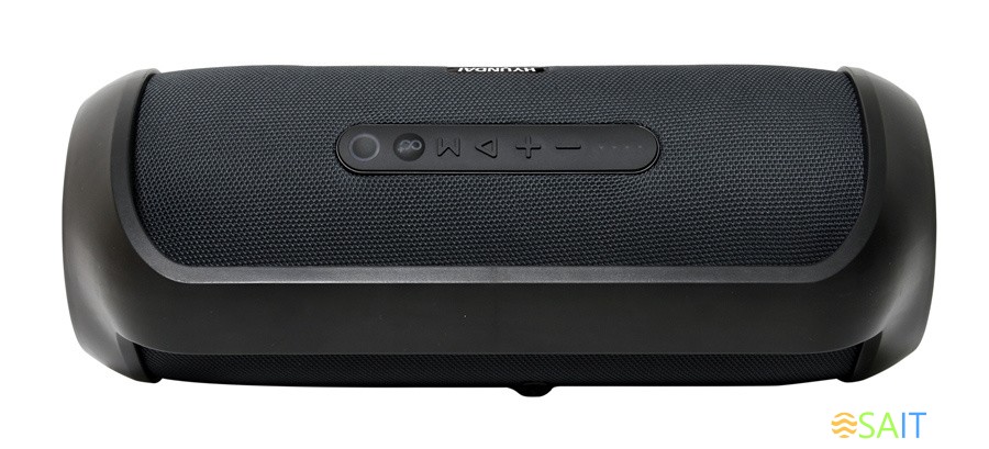 Колонка порт. Hyundai H-PAC420 серый/черный 50W 2.0 BT/3.5Jack/USB 10м 3600mAh