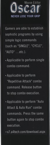 Мышь A4Tech X87 черный оптическая 2400dpi USB 8but (X87 (MAZE))