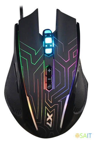 Мышь A4Tech X87 черный оптическая 2400dpi USB 8but (X87 (MAZE))