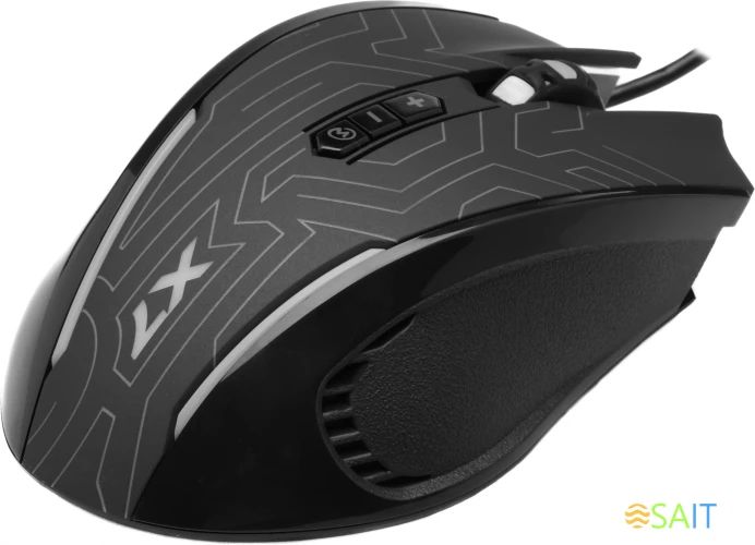 Мышь A4Tech X87 черный оптическая 2400dpi USB 8but (X87 (MAZE))