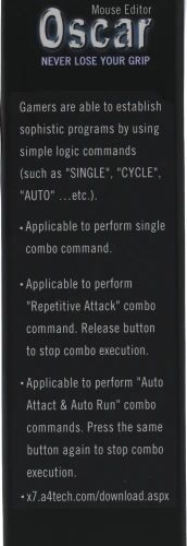 Мышь A4Tech X87 черный оптическая 2400dpi USB 8but (X87 (MAZE))