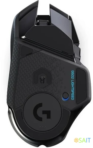 Мышь Logitech G502 Lightspeed черный оптическая 25600dpi беспров. USB 9but (910-005571)