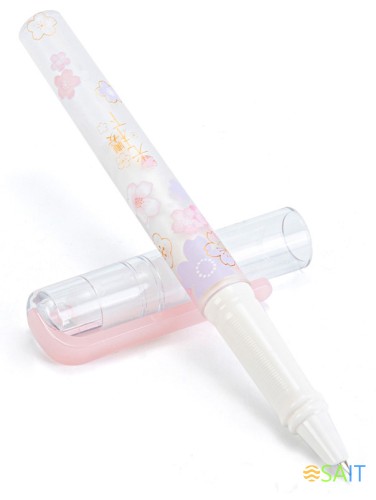 Ручка перьев. Deli Sakura (A938) син. черн. кор.ев. картридж 6шт.