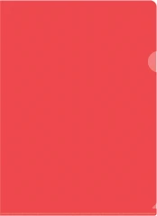 Папка-уголок Silwerhof Eco SE-E120/RED тисненый A4 пластик 0.12мм красный