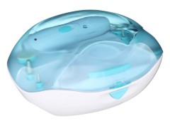 Маникюрно-педикюрный набор Sinbo SS 4050 насадок в компл.:10шт белый/синий