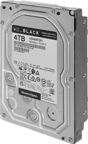 Жесткий диск WD SATA-III 4TB WD4006FZBX Desktop Black (7200rpm) 256Mb 3.5"