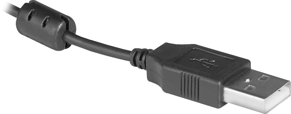 Defender Компьютерная гарнитура Gryphon 750U USB, черный, 1.8м кабель Defender Gryphon 750U USB