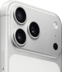 Смартфон Apple A3527 iPhone 17 Pro Max 256Gb серебристый моноблок 3G 4G 2Sim 6.9" 1320x2868 iOS 26 48Mpix 802.11 a/b/g/n/ac/ax/be NFC GPS Protect