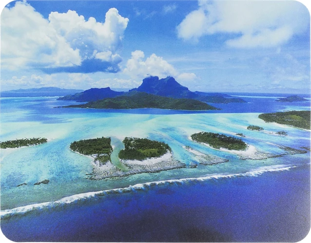 Коврик для мыши Buro BU-M10025 Мини рисунок/Бора-Бора 230x180x2мм