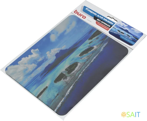 Коврик для мыши Buro BU-M10025 Мини рисунок/Бора-Бора 230x180x2мм