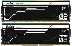 Память DDR5 2x16GB 6800MHz Netac NTS2D5P68DP-32K Shadow II RGB RTL Gaming PC5-54400 CL34 DIMM ECC 288-pin 1.4В kit с радиатором Ret