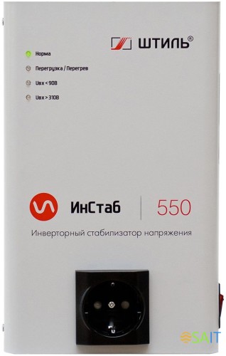 Стабилизатор напряжения Штиль ИнСтаб IS550 475Вт 550ВА белый