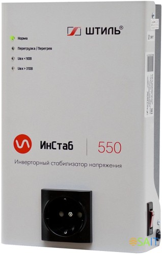 Стабилизатор напряжения Штиль ИнСтаб IS550 475Вт 550ВА белый