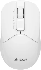 Мышь A4Tech Fstyler FG12S белый оптическая 1200dpi silent беспров. USB 3but