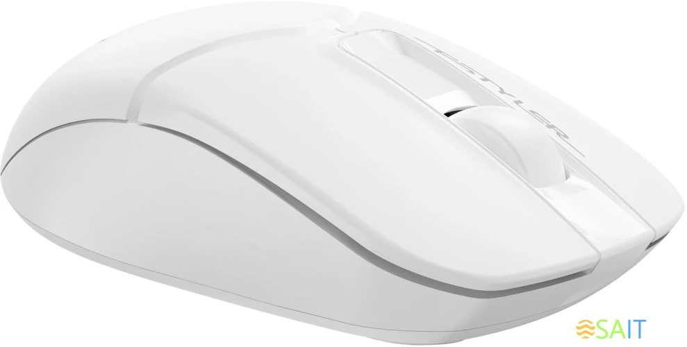 Мышь A4Tech Fstyler FG12S белый оптическая 1200dpi silent беспров. USB 3but