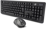 Клавиатура + мышь Оклик S605 клав:черный мышь:черный USB Multimedia