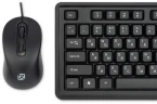 Клавиатура + мышь Оклик S605 клав:черный мышь:черный USB Multimedia